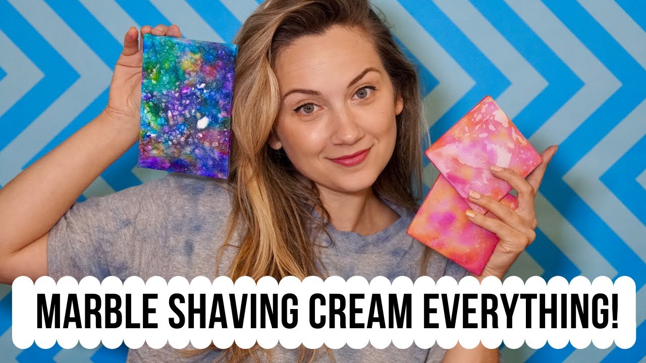 Marbling with Shaving Cream