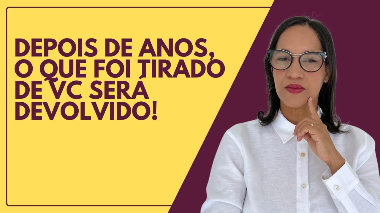 AO VIVO: Depois de anos o que foi tirado de vc será devolvido!