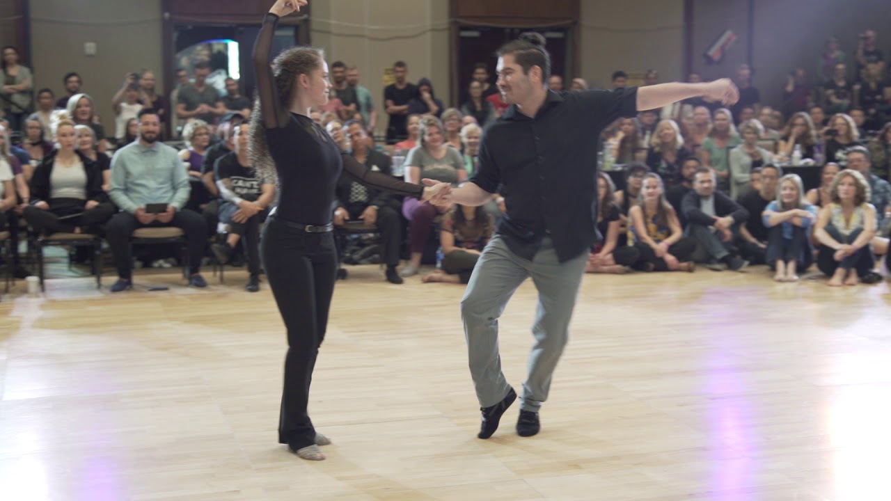 West Coast Swing Dance | Sheven Kekoolani + Elizabeth Spann | 1st Place Allstar J&J - Swingtime 2019