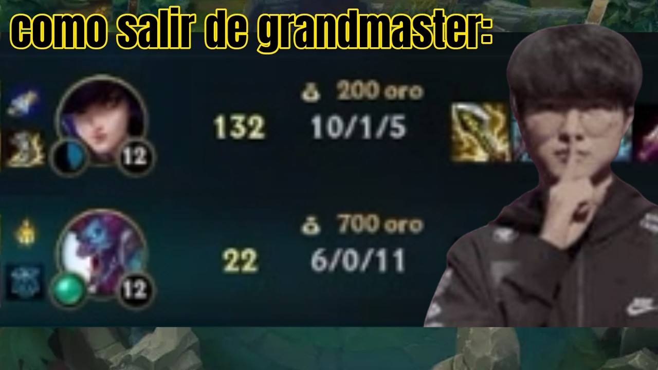 Trundle sup para salir de grandmaster