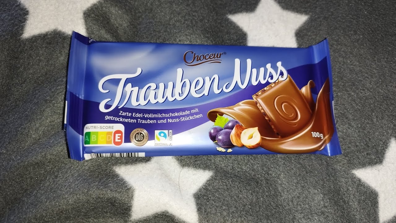 Froggys Sweets Reviews - Aldi - Choceur Grapes and Nuts Fine Milk Chocolate 