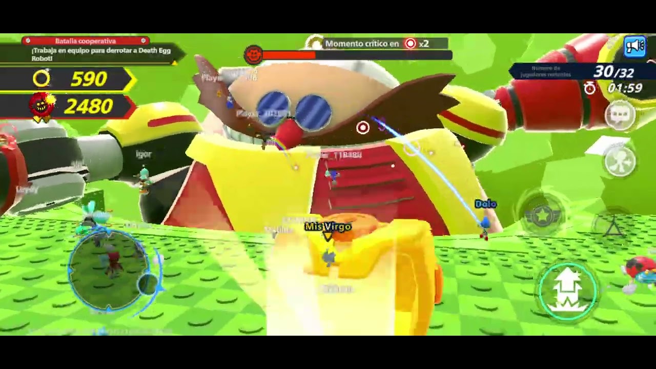 Sonic Rumble_Segundo Pre-lanzamiento_Corto_Partidas Rápidas Contra el Robot Death Egg