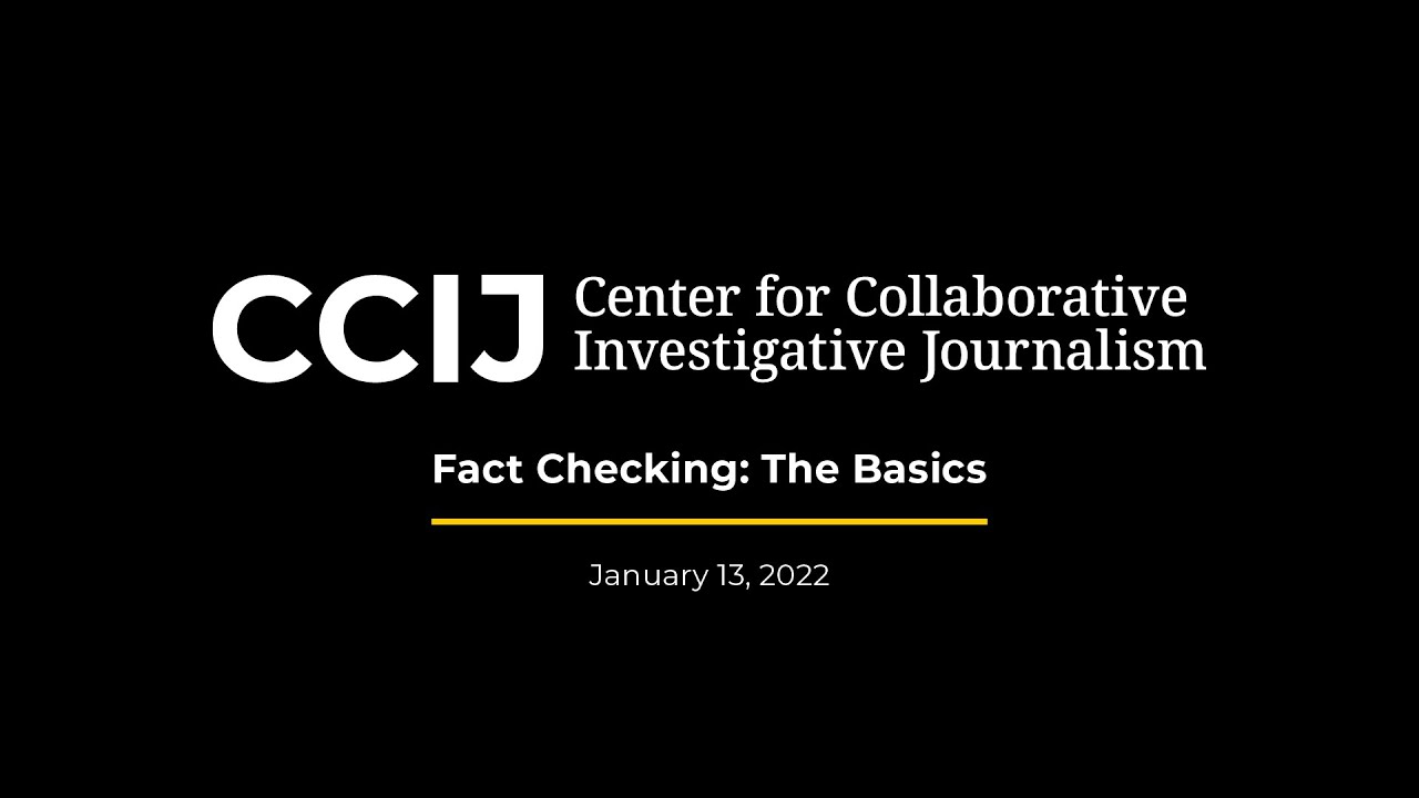 Fact Checking: The Basics