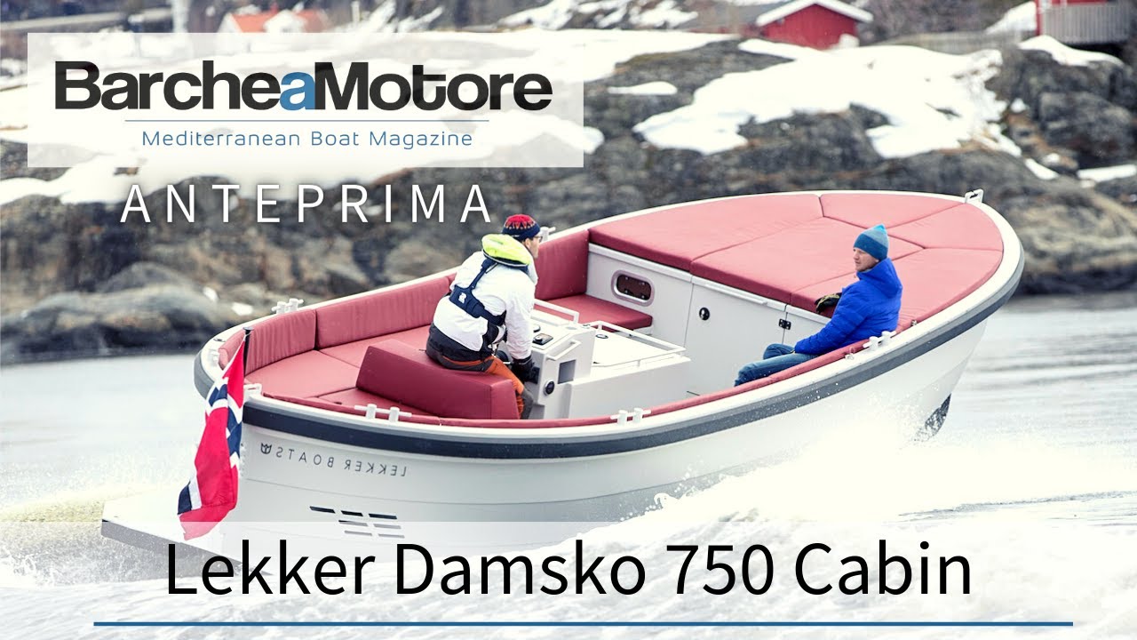Lekker Damsko 750 Cabin. Un gozzo in alluminio da 42 nodi in anteprima al Salone di Dusseldorf