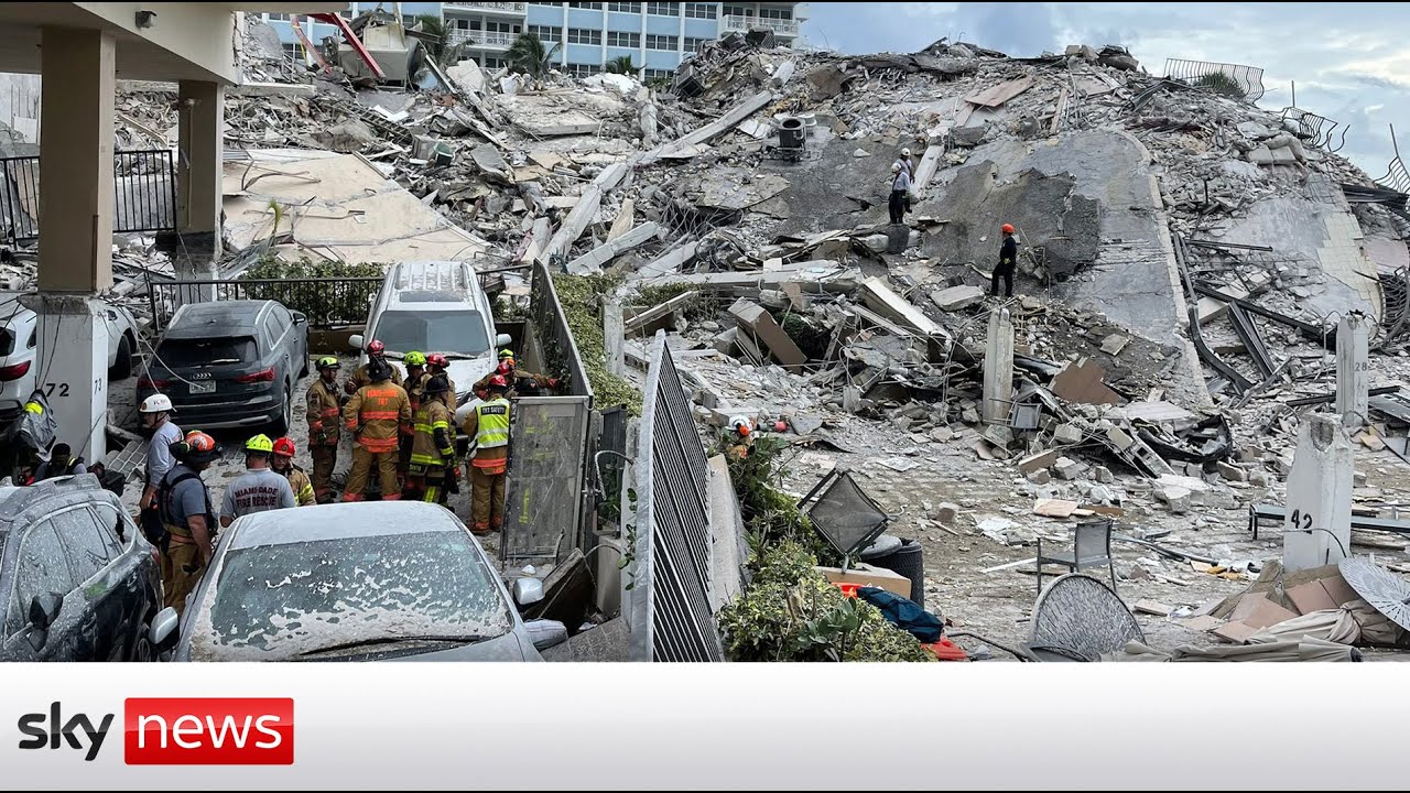 Rescuers search for survivors in Miami as number of missing stands at 159