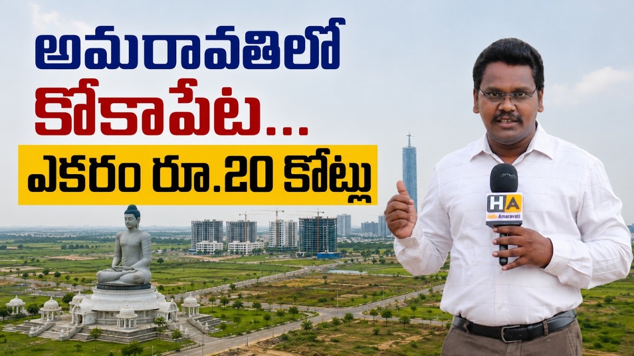 అమరావతిలో ఎకరం ₹20 కోట్లు