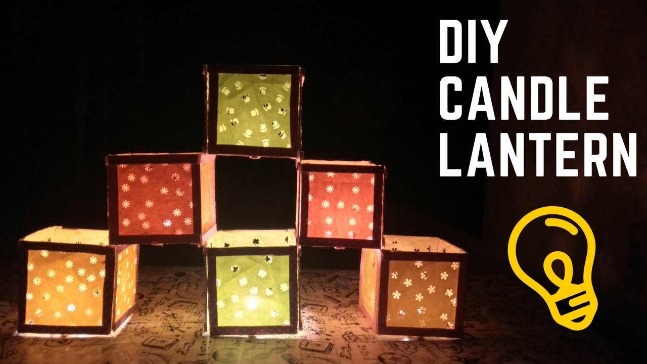 DIY Candle Lantern | Room Decor | YellowCrafts | SHASHI GUPTA