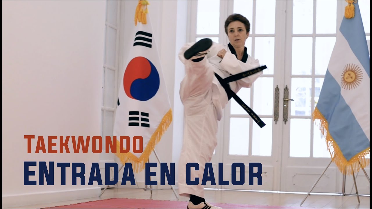 Clase de Taekwondo - Entrada en calor
