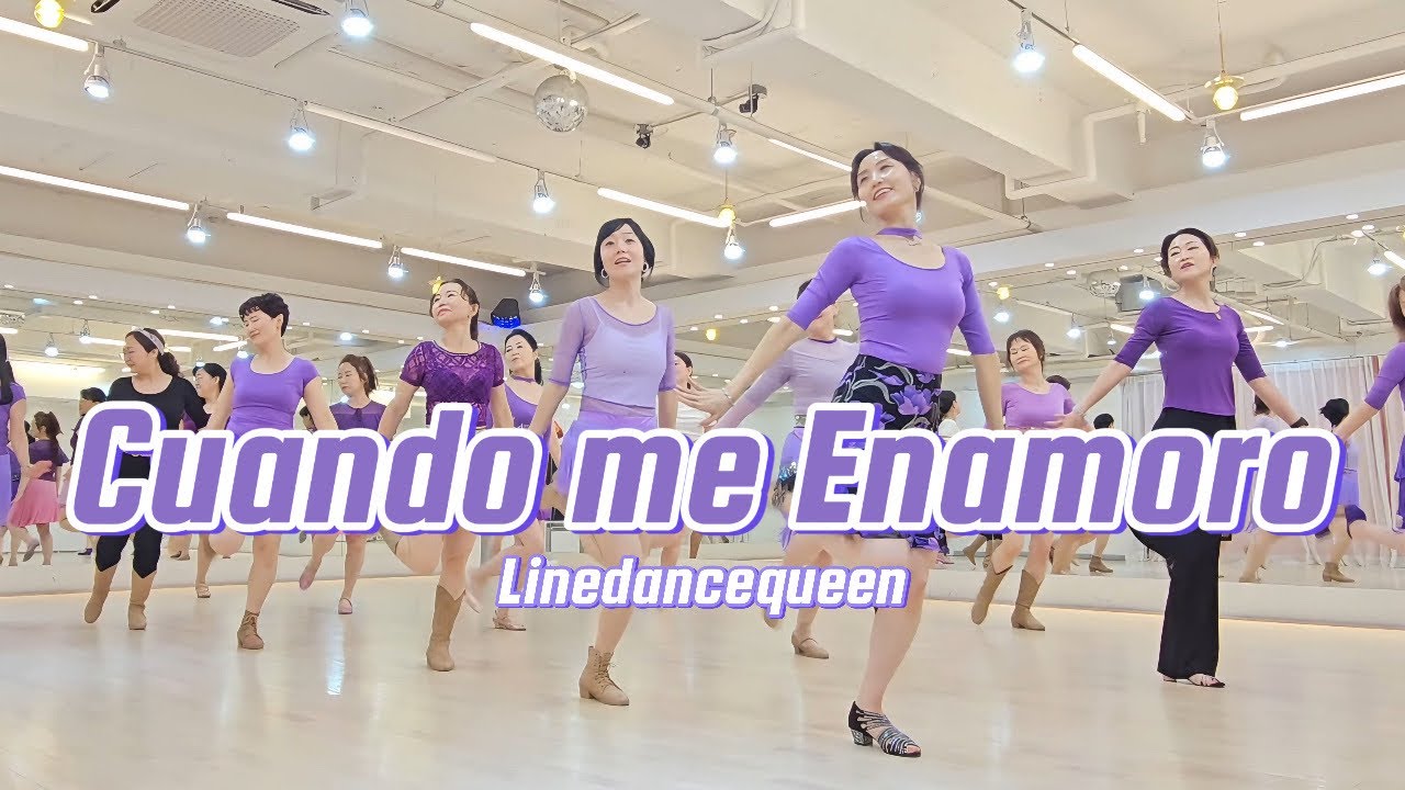 Cuando Me Enamoro Line Dance l Improver l 콴도 메 에나모로 라인댄스 l Linedancequeen l Junghye Yoon 