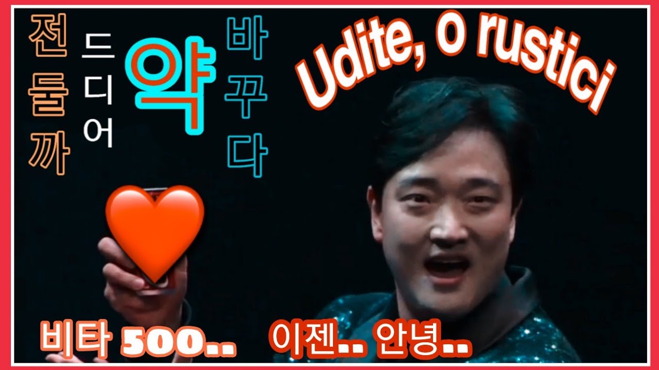 Udite, udite, o rustici; Donizetti Opera L'elisir d'amore Dulcamara Bass Taehyun Jun