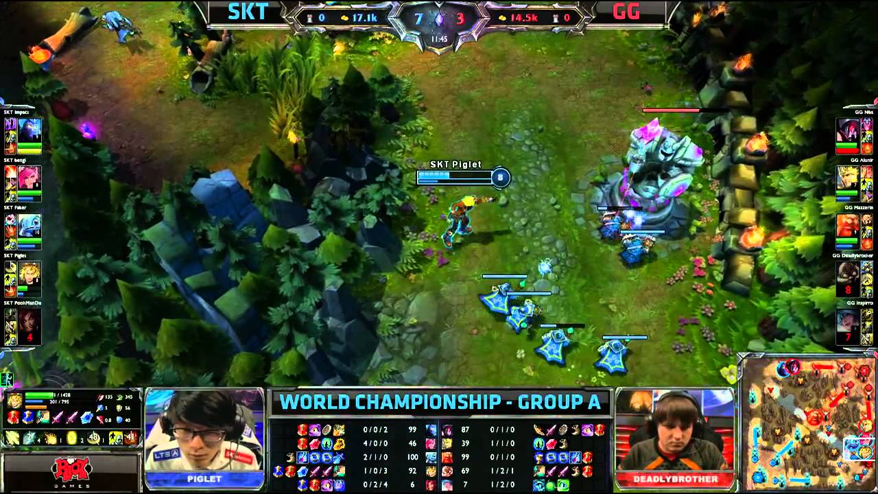 SKT vs GG | SK Telecom T1 vs GamingGear.EU | Worlds 2013 Day 3 Group A | Full game HD