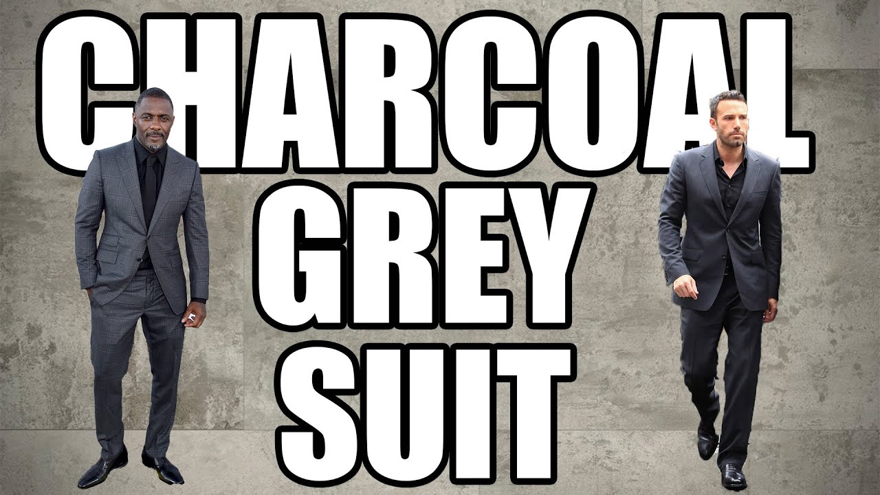 Five Stylish Outfits Using The Classic Charcoal Grey Suit