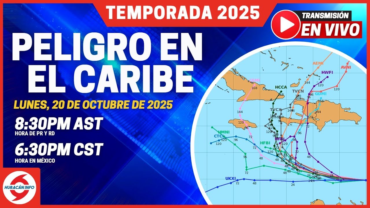 Futura Tormenta Tropical Melissa (Invest 98L) hacia República Dominicana y Haití.