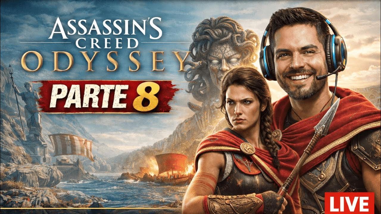 Assassin’s Creed Odyssey | PARTE 8 | Kassandra sigue el destino ⚔️ | LIVE PS4 | Carluzs