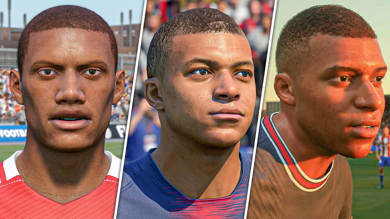 Kylian Mbappe in every FIFA game (FIFA 16 - FIFA 22)