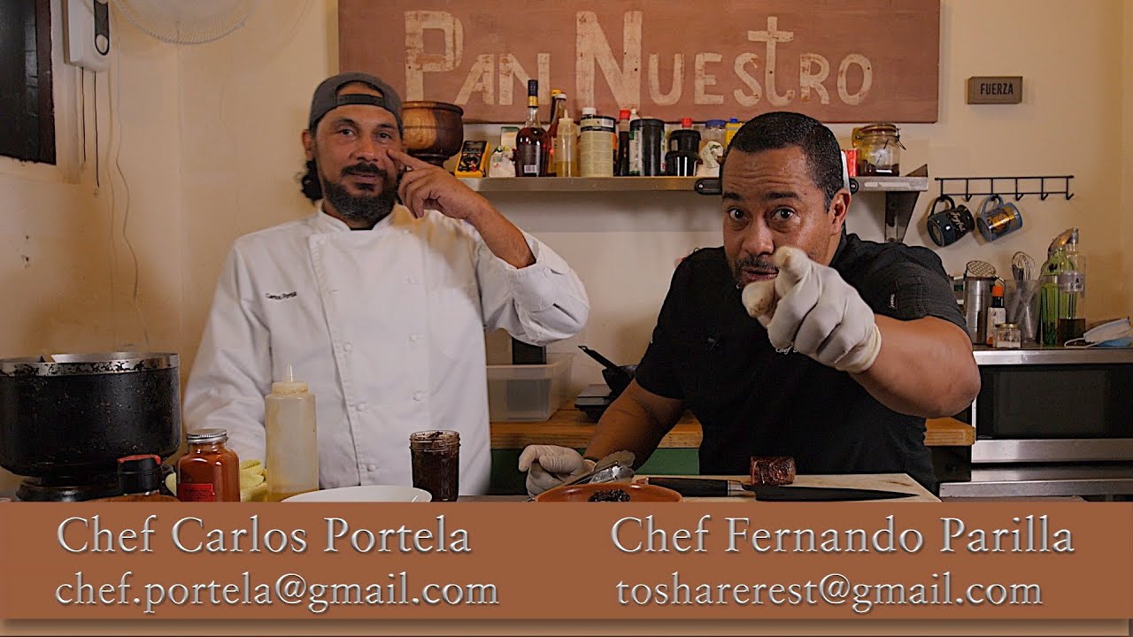 Pan Nuestro: Chef Portela y Chef Parrilla Conversan Mientras Preparan Filet Mignon y Sofrito EP 1
