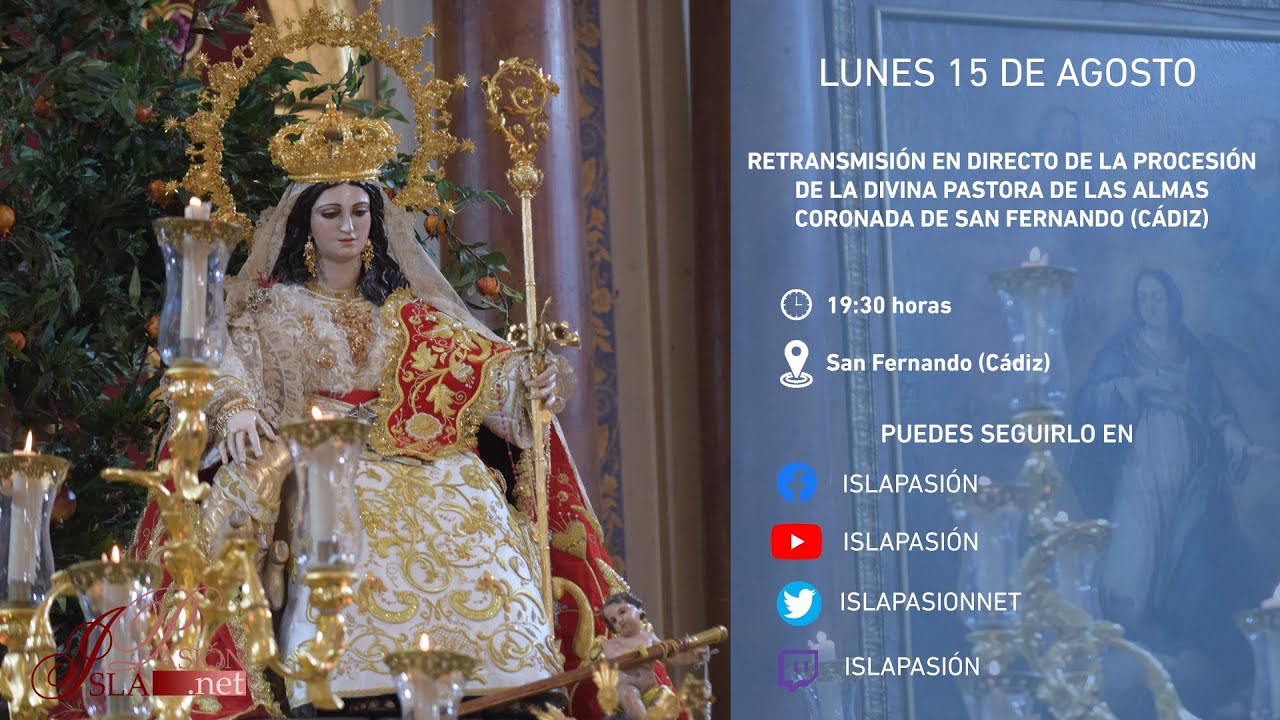 DIRECTO | Procesión de la Divina Pastora de las Almas Coronada | San Fernando | 2022