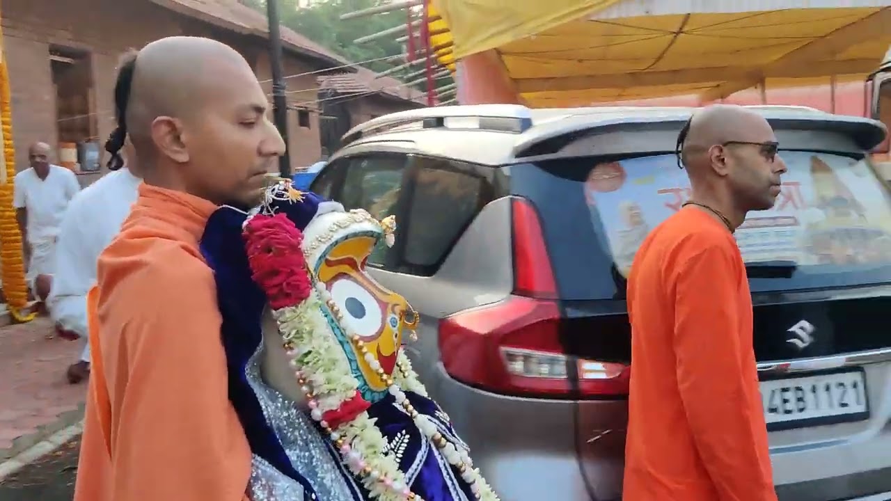 Departure - Sri Jagannatha Baladeva and Subhadra from ISKCON Bhopal #iskconbhopal #bhopal #jay