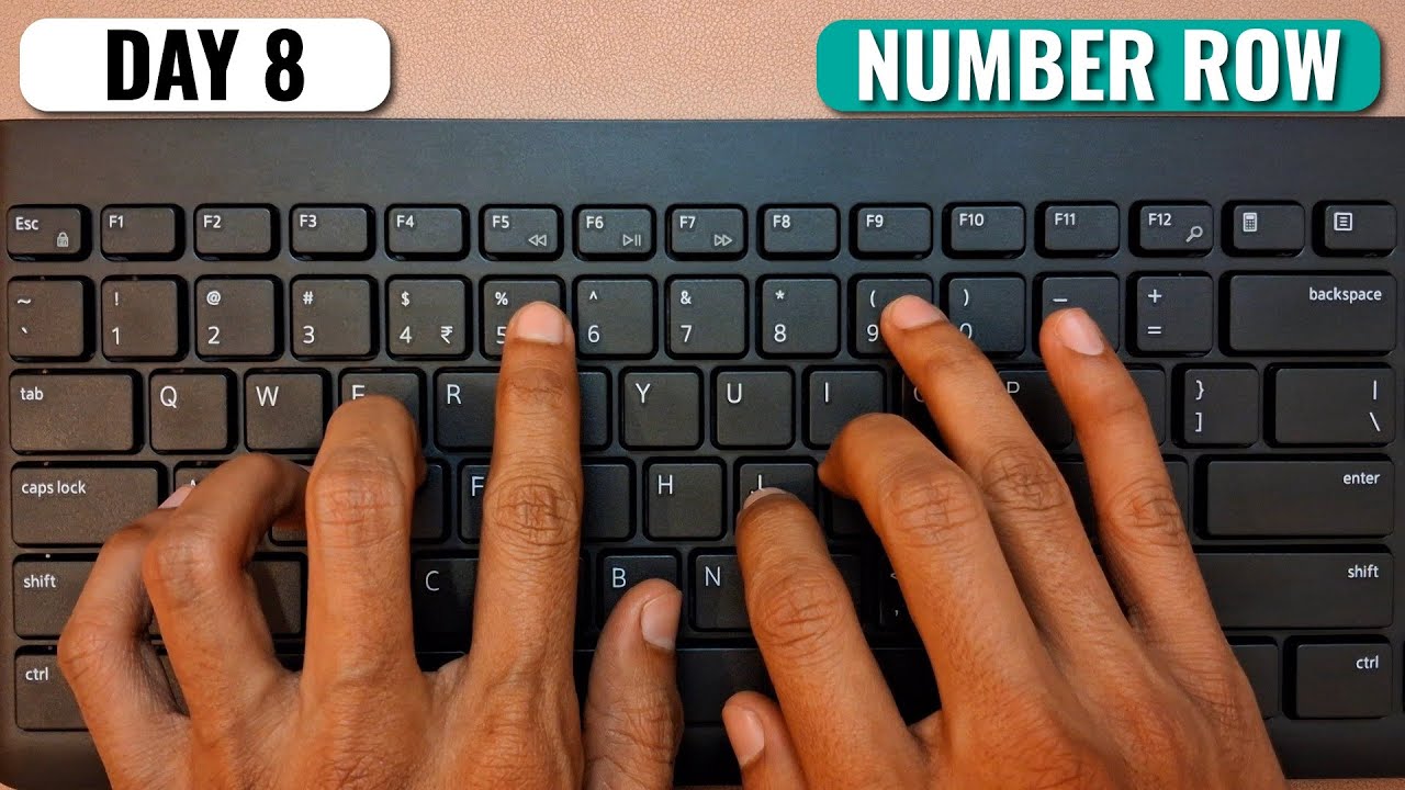 English Typing Course- DAY 8 | Free Typing Lessons | Touch Typing Course | Tech Avi
