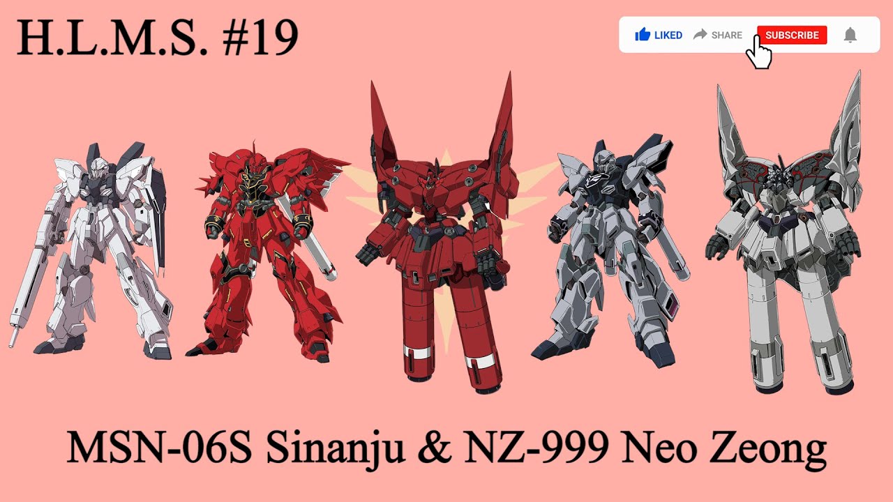 H.L.M.S. - Sinanju, Sinanju Stein, Neo Zeong (The coolest Neo Zeon's MS)