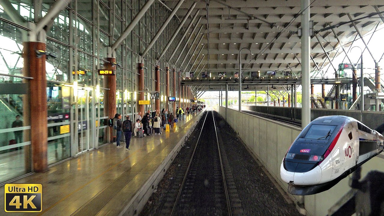 4K 320km/h TGV Cabride Marseille  - Lyon - Strasbourg en TGV 2n2