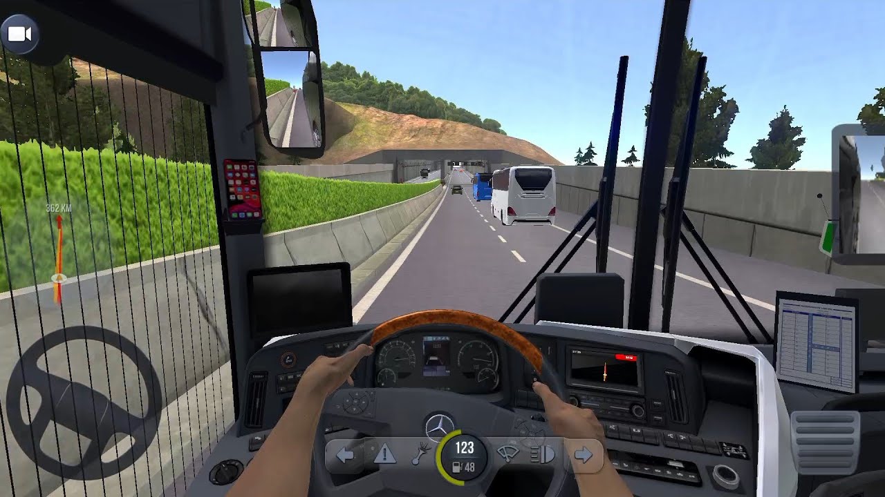Bus simulator : ultimate || driving in snow fall 🍂 🛣️ luxurious experience || Drive with Crazy 