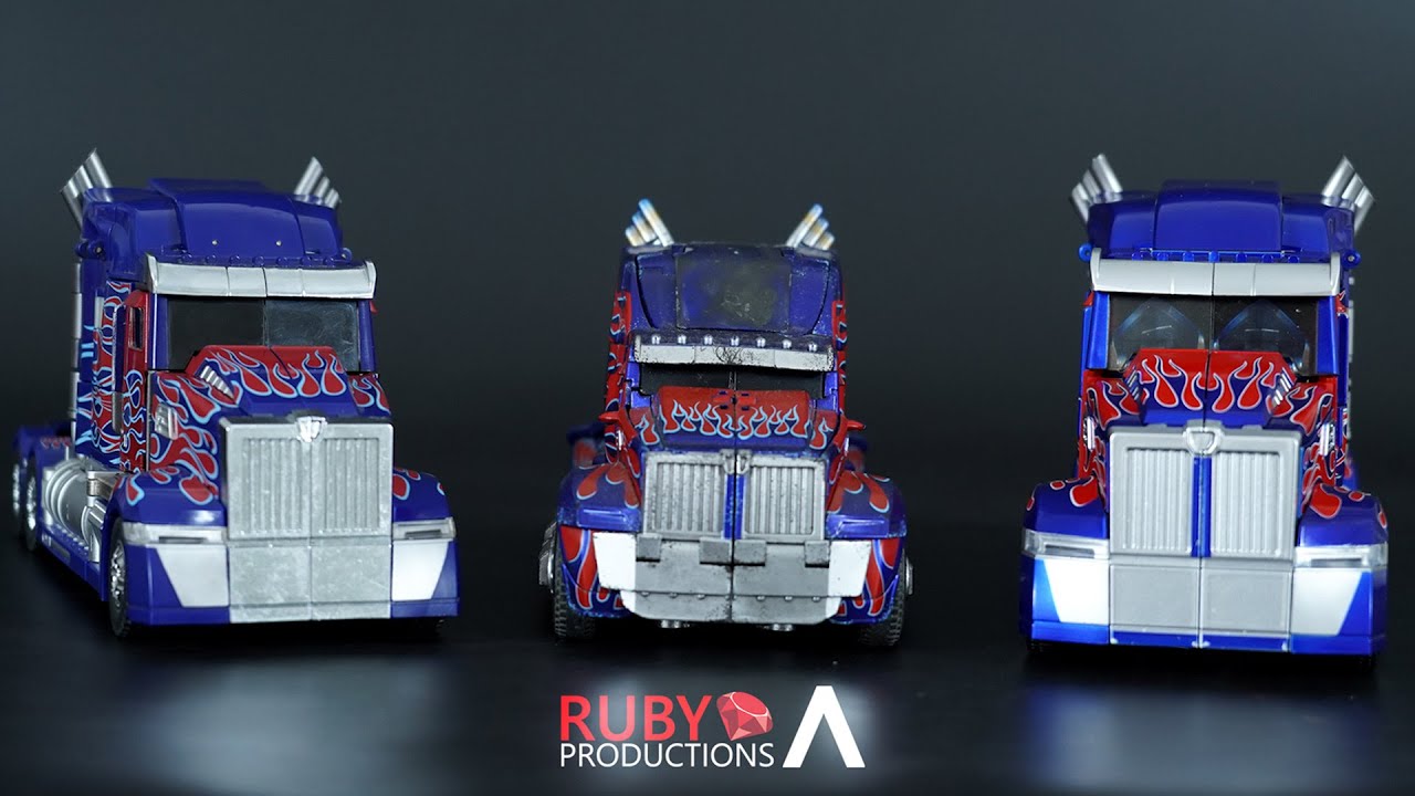 Transformers Optimus Prime The Last Knight UTR02, BMB BS03, TW F01 (Stop Motion)