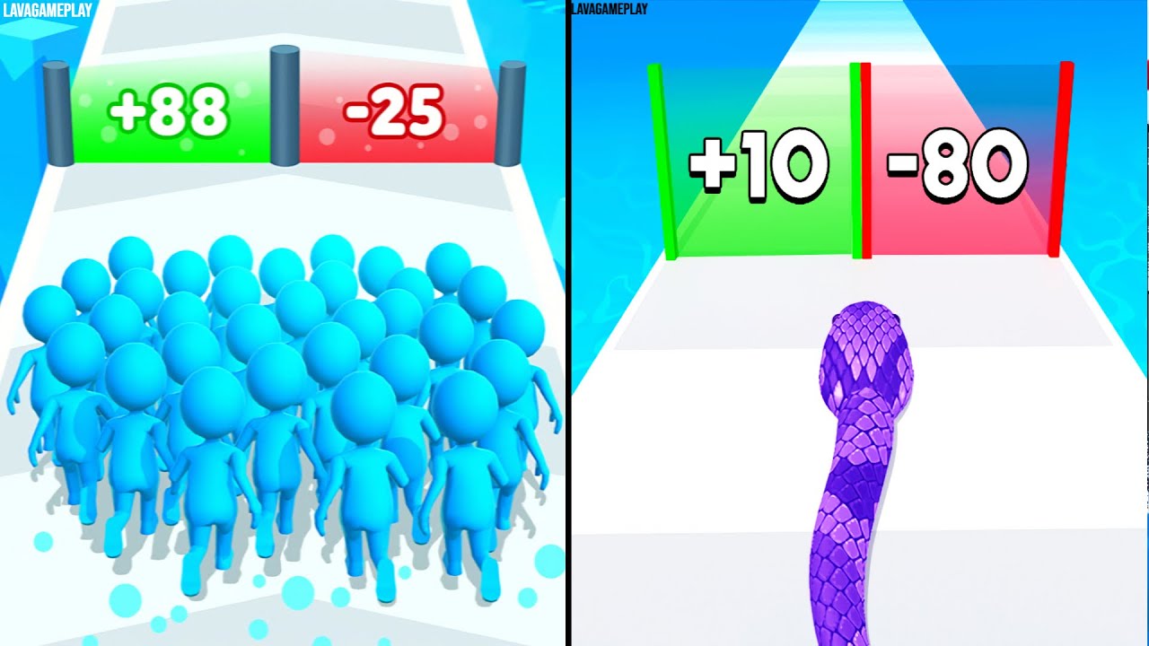 Count Master vs Snake Run Race