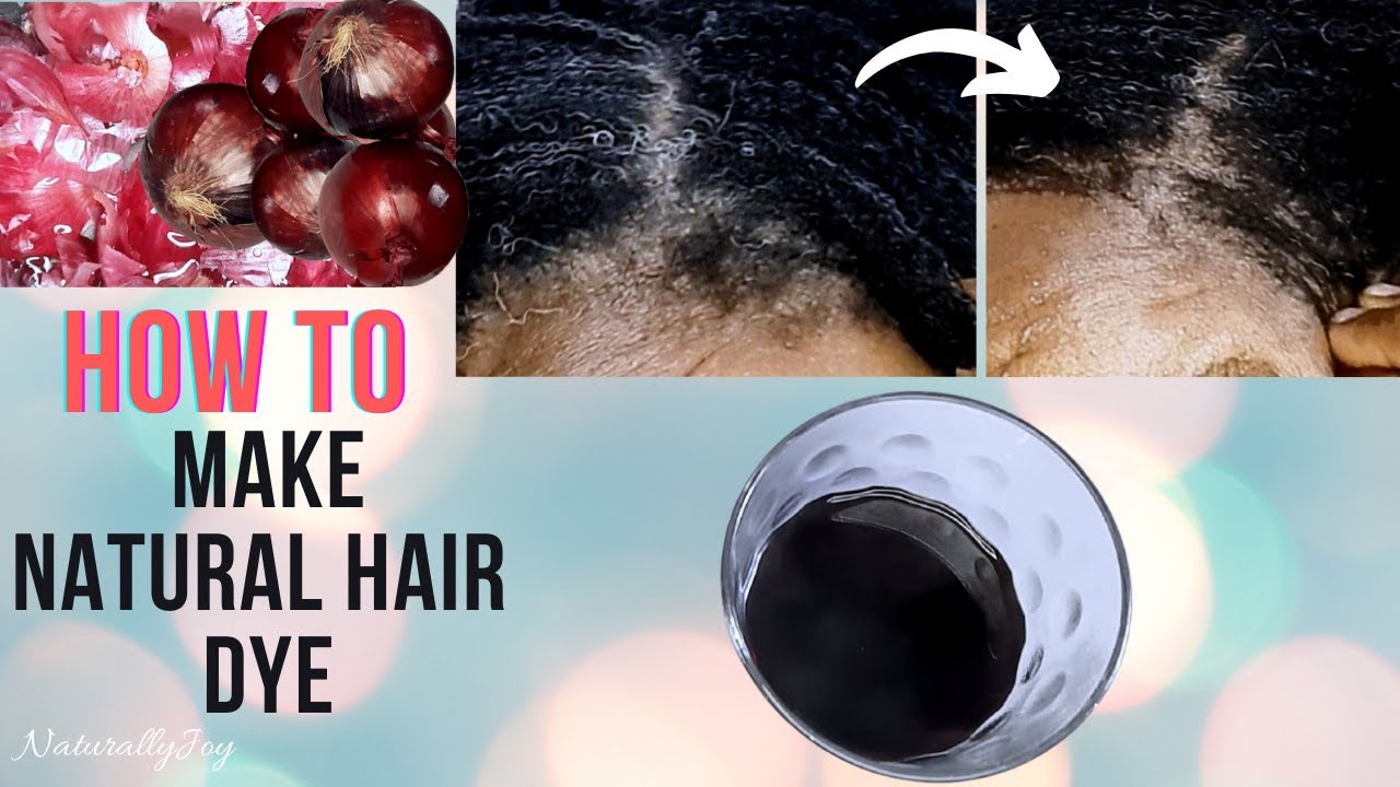 How To Make Natural Hair DYE With Onion Peels | #GreyHairRemedy : Grey Hair Gone In Just Few Days