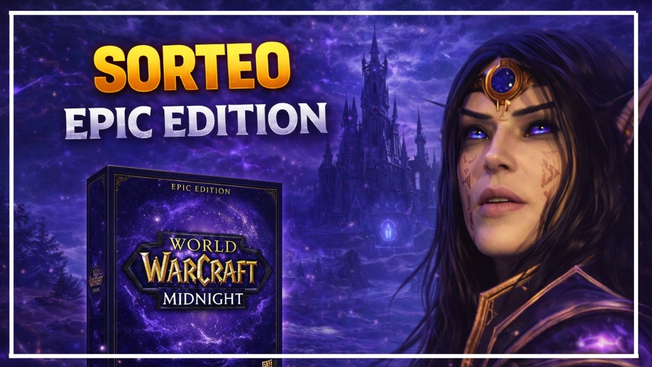 🔥TERMINADO - SORTEO WORLD OF WARCRAFT MIDNIGHT EPIC EDITION #WoW_Partner