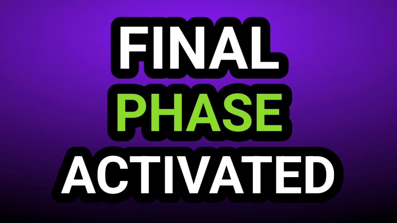 CHOSEN ONE: THE WAIT IS OVER — THE FINAL PHASE HAS BEGUN
