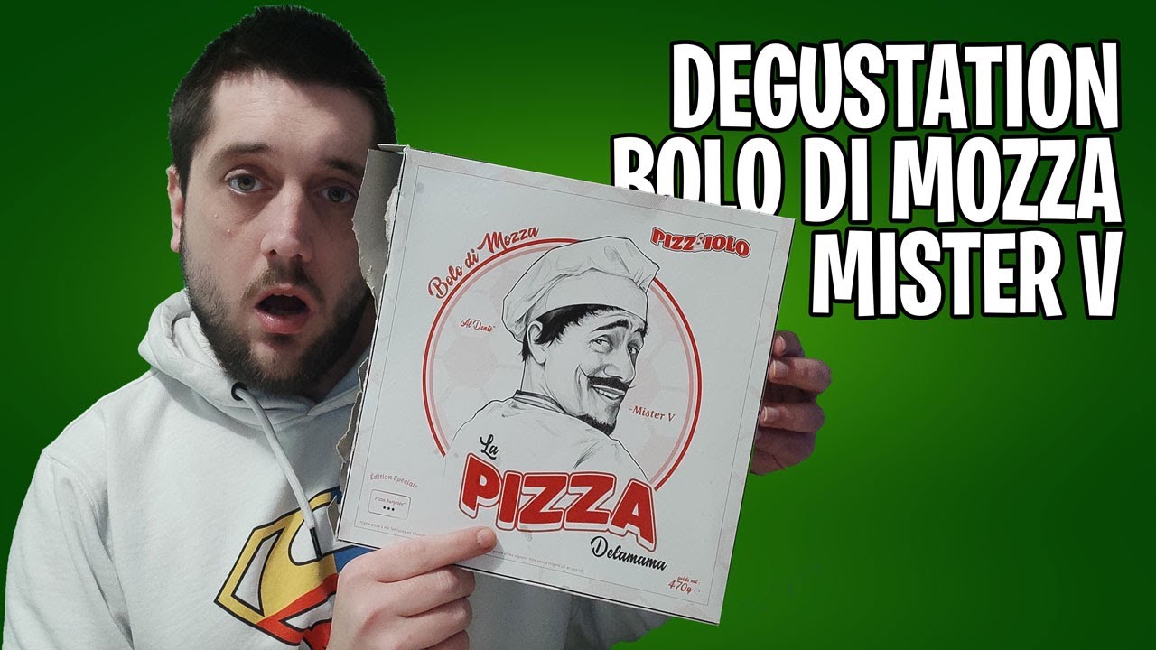 ASMR FR : JE DECOUVRE LA NOUVELLE PIZZA DE MISTER V - LA BOLO DI MOZZA (DEGUSTATION)