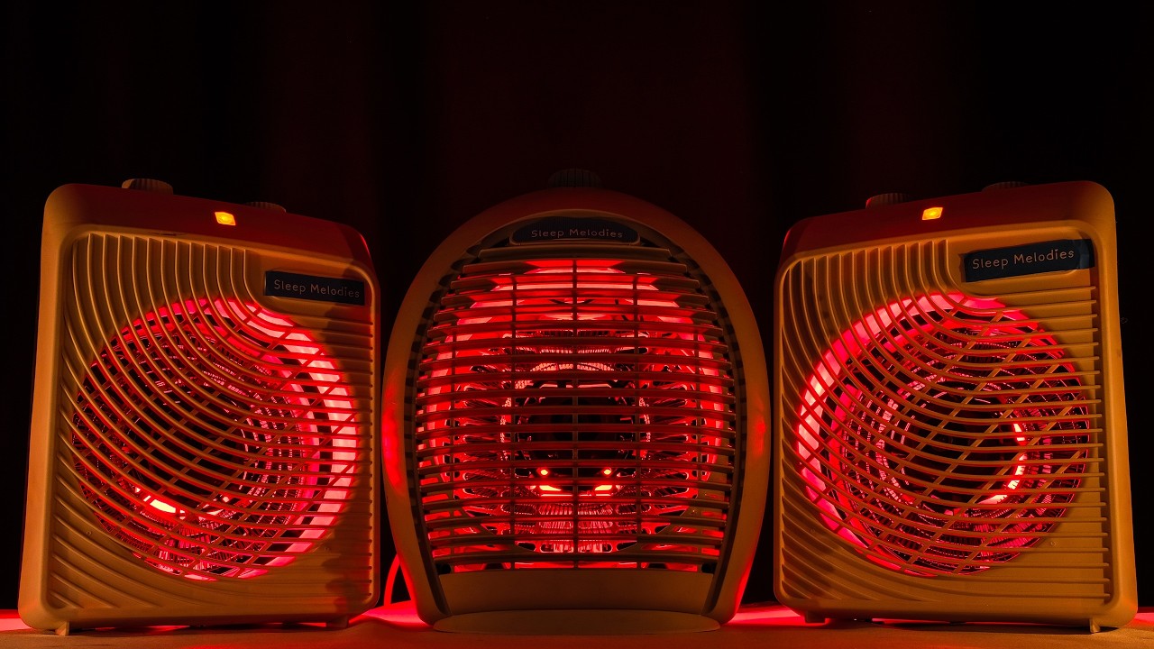 😴 Triple Fan Heater Sounds with Extra Deep Tube Noise for Fast and Easy Sleep