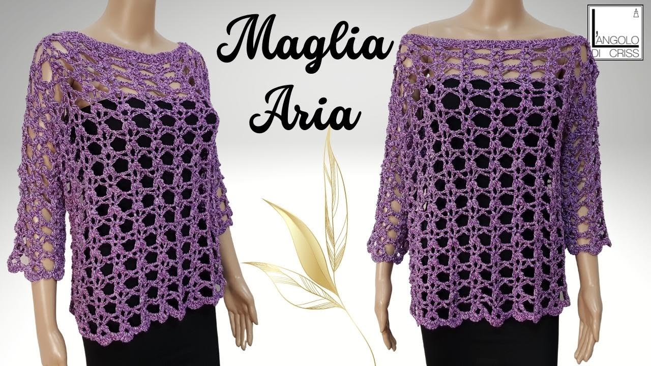 Maglia all'uncinetto 