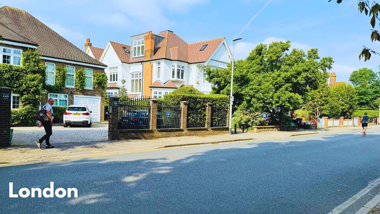 London Wanstead Walk | Wanstead High Road | Food Market | Expensive Houses | 4K