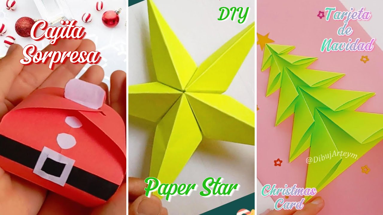 3 Christmas Gift Ideas | DIY Christmas Decor #papercraft #christmasgifts #cute #origami #diycrafts