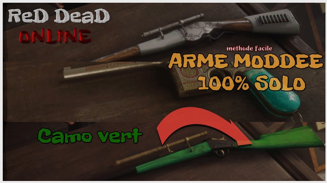 *Glitch SOLO* | Variante d'Armes Modder | Red Dead online 1.29