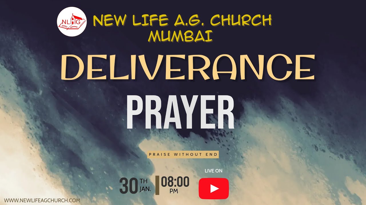 🔴 🅻🅸🆅🅴 DELIVERANCE PRAYER | NEW LIFE AG CHURCH MUMBAI | 30TH JANUARY 2026