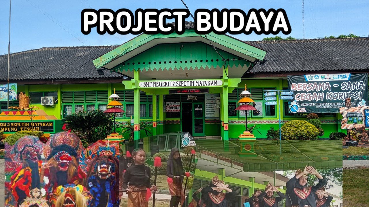 Meliput kegiatan project Budaya yang di selenggarakan SMP N 02 SEPUTIH MATARAM #hiburan #budaya