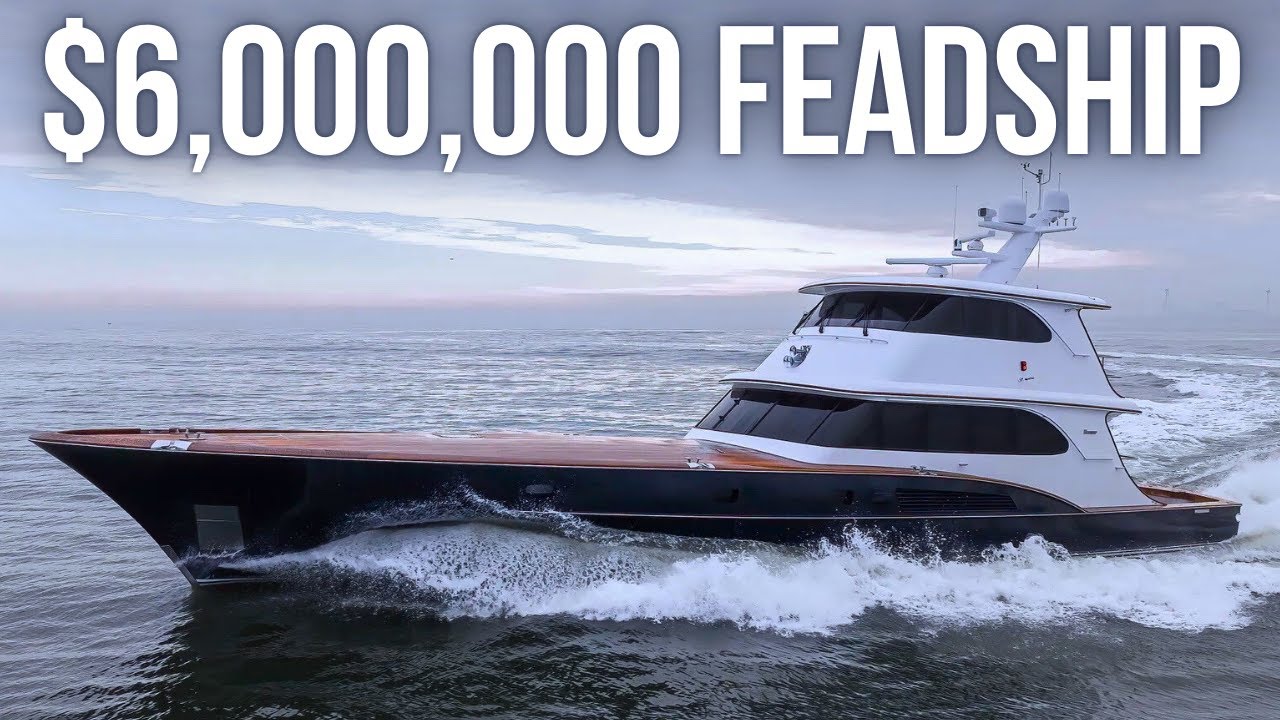 Джентльменская яхта Feadship за 6 000 000 долларов | Внутри редкой спортивной рыболовной яхты гол...
