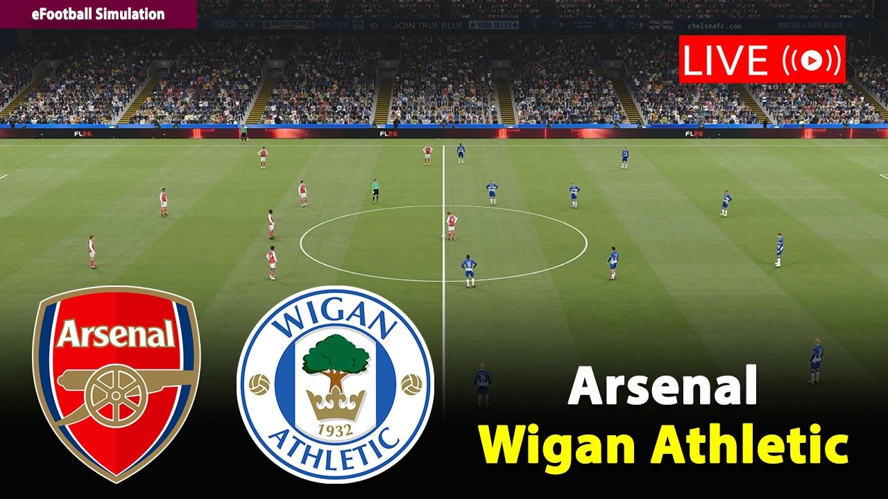 🔴Live- Arsenal vs Wigan Athletic | England FA Cup 2025/26 Match | PES21 Game Simulation