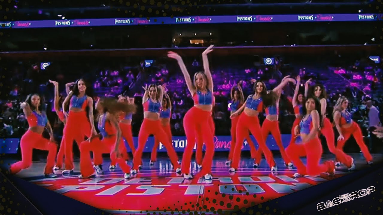 Detroit Pistons Dancers | Incredible Dance Skills | January 16, 2025