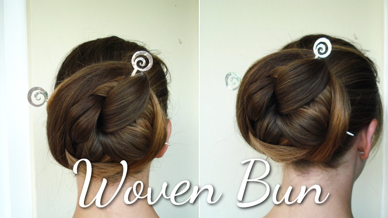 Haartraum Woven Bun Anleitung