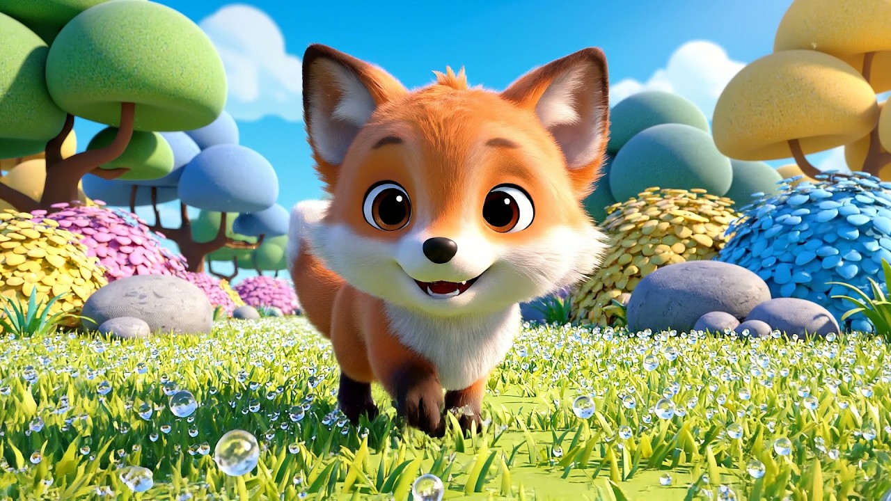 Little Fox Sneaks Tip Tap Too | Fun Animal Mystery & Kids Rhyme