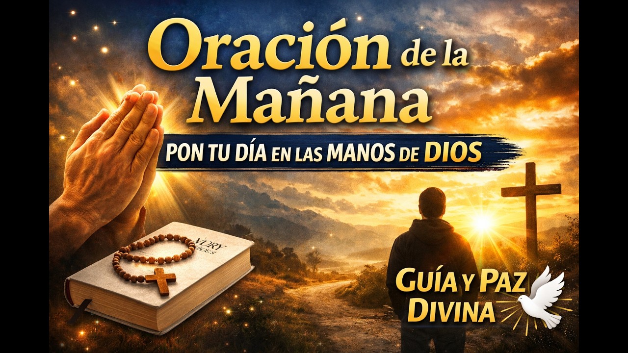 Oración de la Mañana para Poner tu Día en las Manos de Dios | Guía, Paz y Propósito