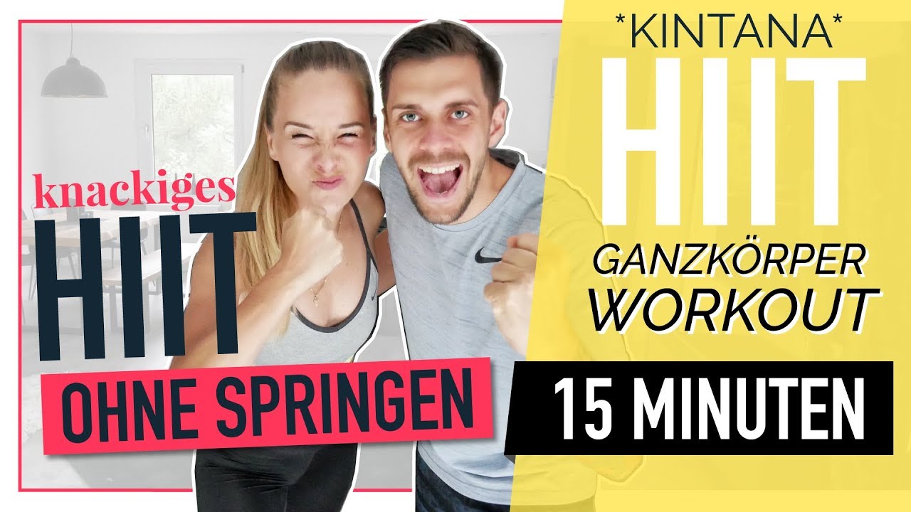 HIIT Workout ohne Springen zum Abnehmen – knieschonendes Ganzkörper Home Workout | *Kintana*