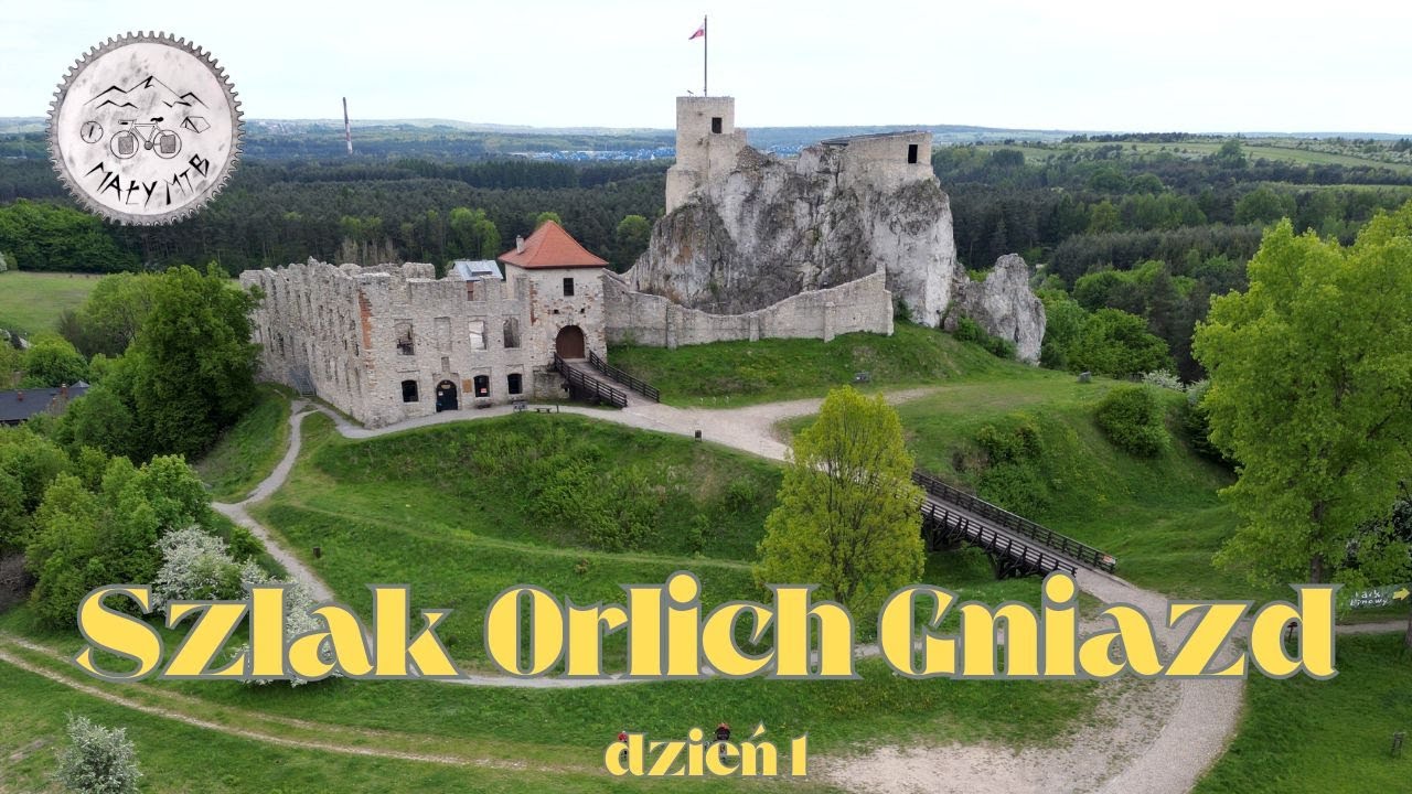 Szlak Orlich Gniazd, zmotaliśmy rowerowo - pieszą trasę.