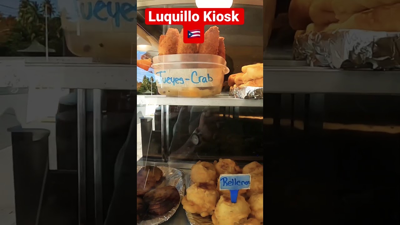 Luquillo kiosks Puerto Rico street food!  Subscribe