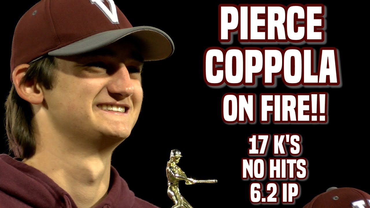 Pierce Coppola Strikes Out 17! | 6 2/3 No-Hit Innings vs. Cedar Grove | Verona (N.J.) LHP