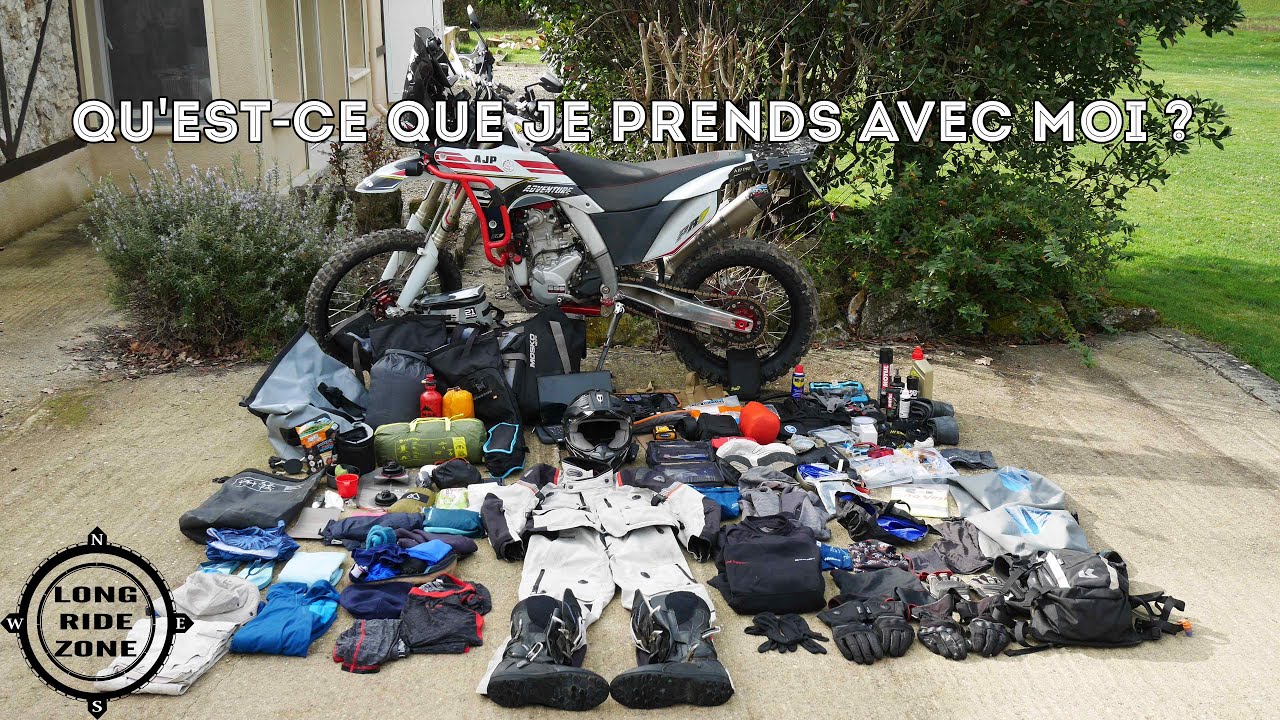 Qu'est ce que je prends avec moi ? | Long Ride Zone